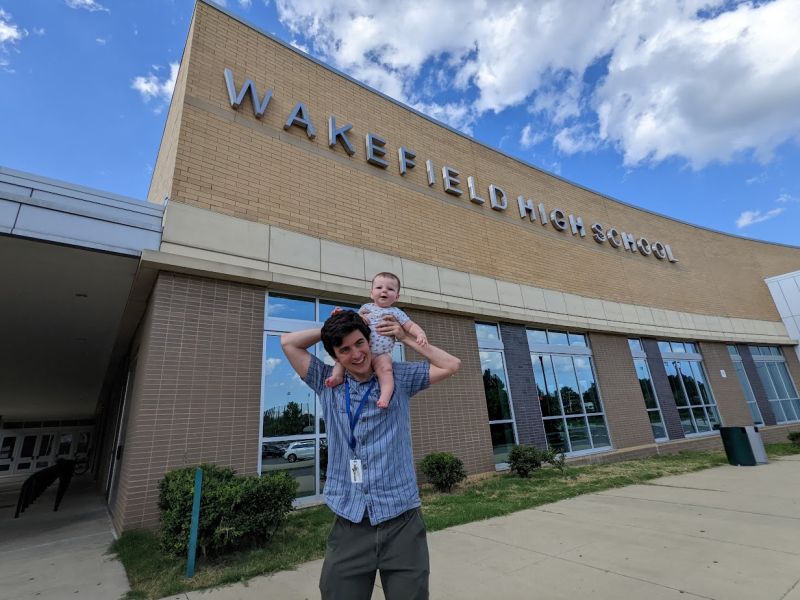 Cody on the first day of school 2022